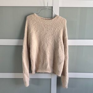 SHEIN Cream Textured Women's Sweater